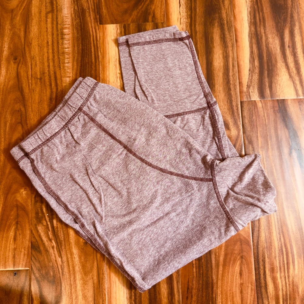 Free People Maroon Lounge Joggers